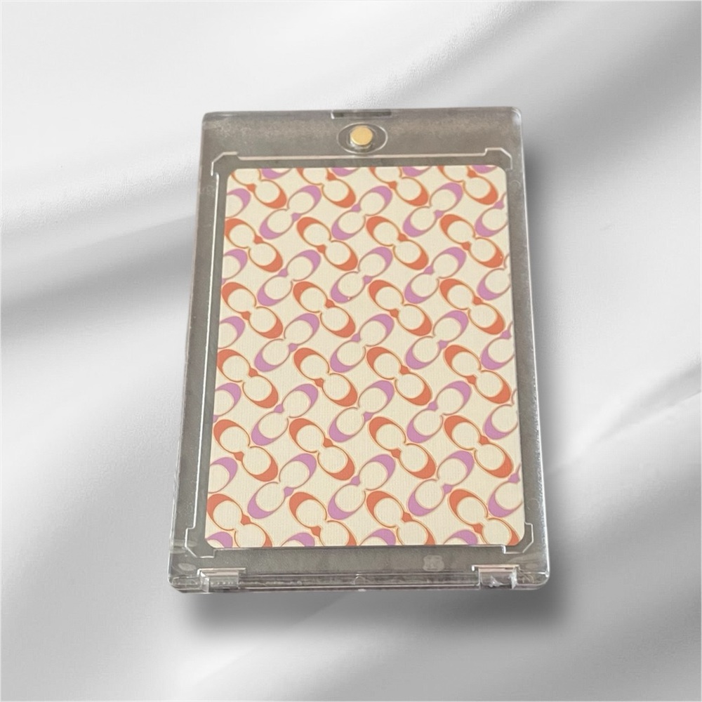 Coach Playing Card New in Protective Case Queen of Clubs